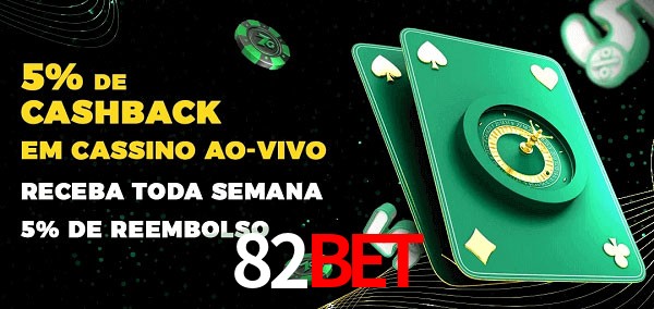 Promoções do cassino ao Vivo 82BET